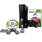 GAME XBOX 360 PURO 250GB + JOGO+VOLANTE LIM, EDIT,